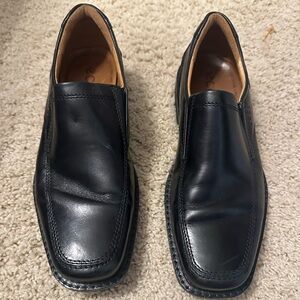 Men’s Ecco black loafers shoe school 42